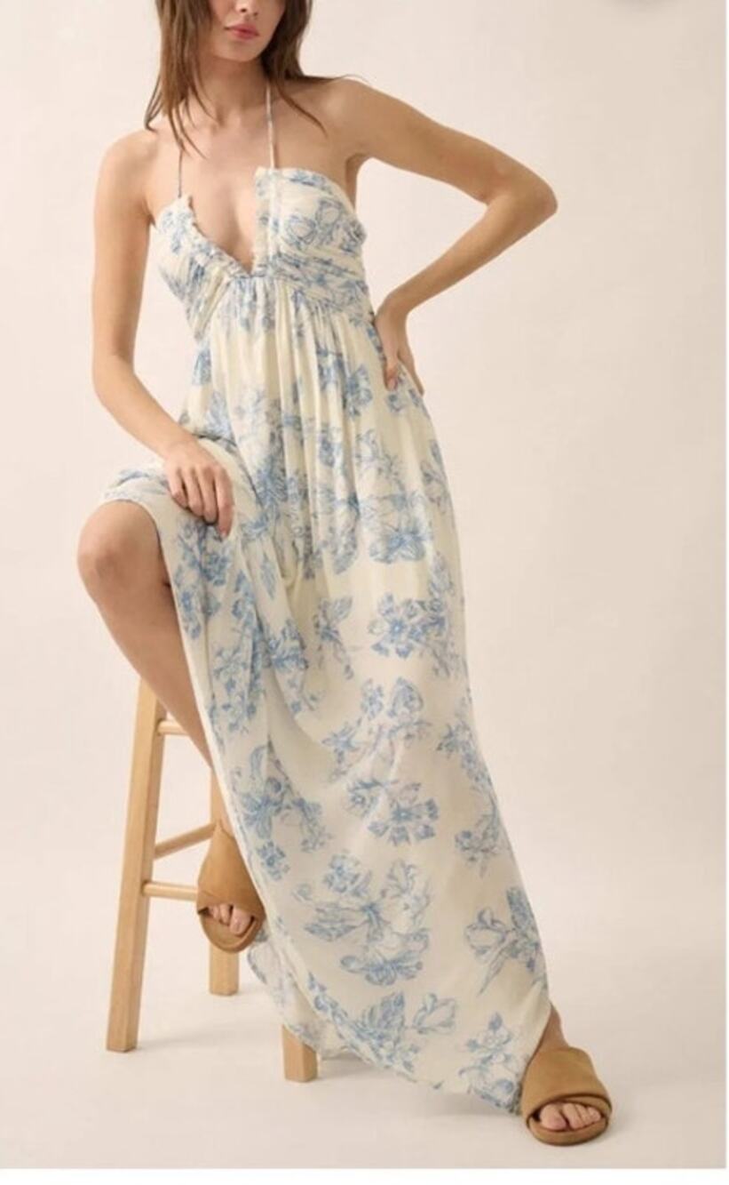 Promesa Everlasting Beauty Crepe Maxi Dress, Romantic Cottagecore